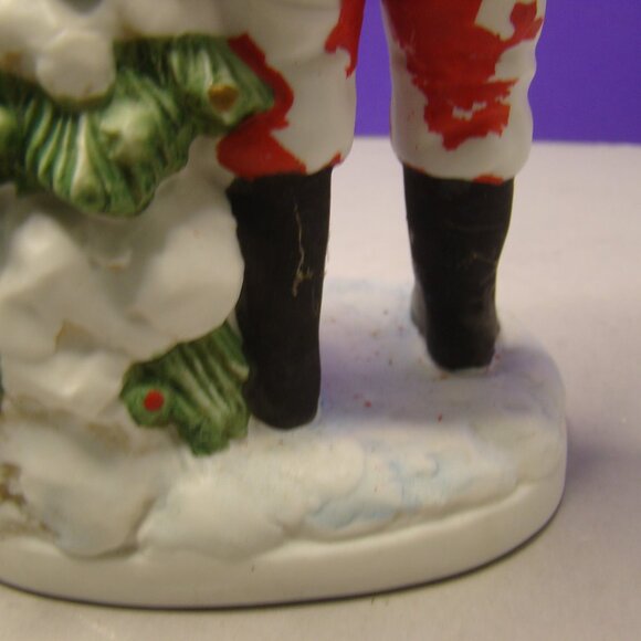 1985 Denim Days "I Love Santa" Figurine - #8951 Interiors Homco Vintage - Picture 13 of 16